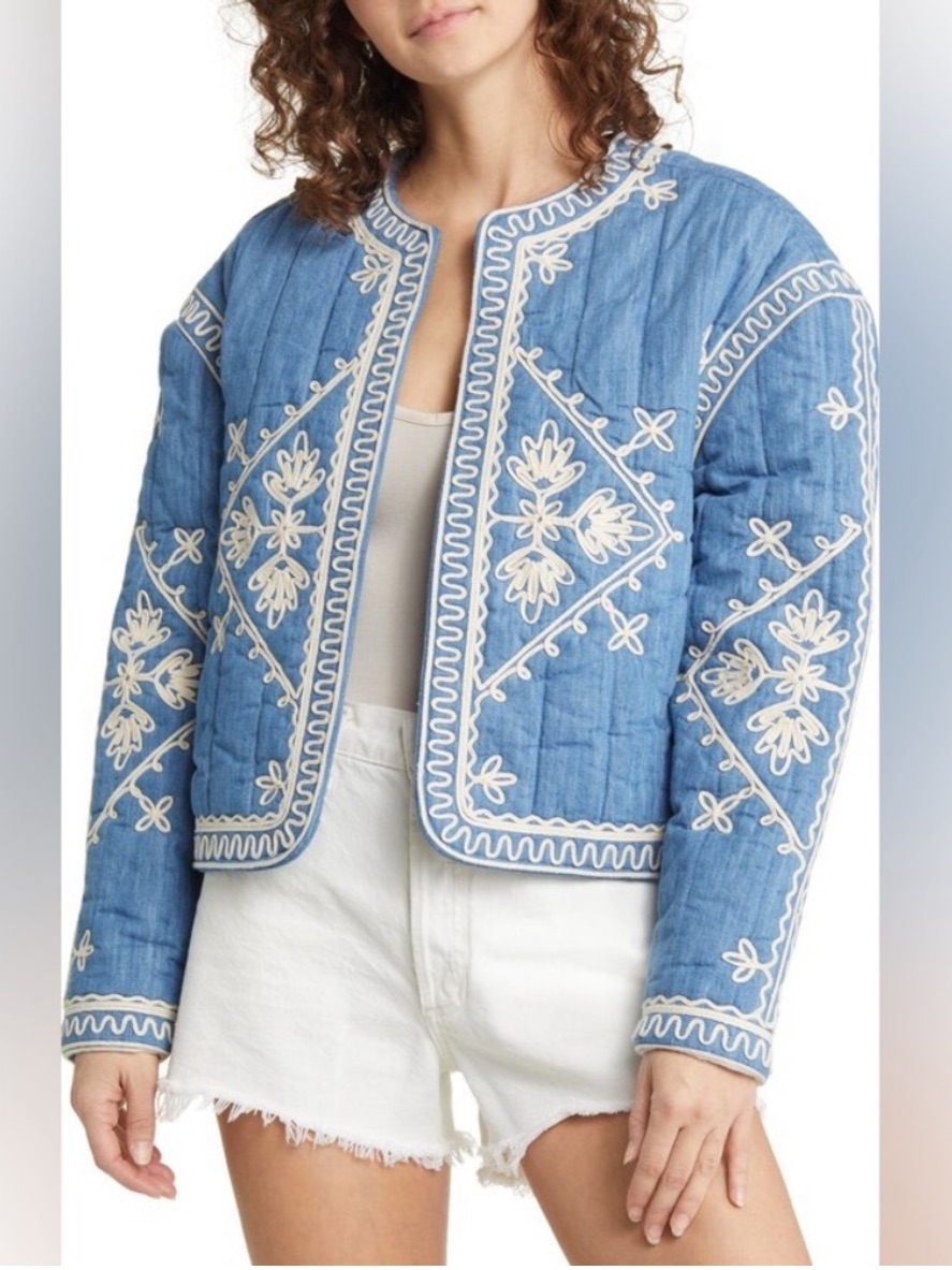 Treasure & Bond Quilted Jacket Size L